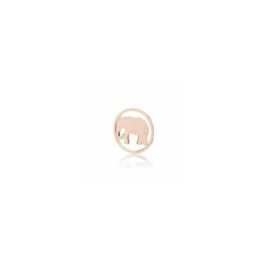 Elephant Rose Gold Halo Coin
