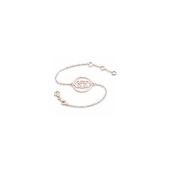 Rose Gold Plated Brow Chakra Chain Bracelet