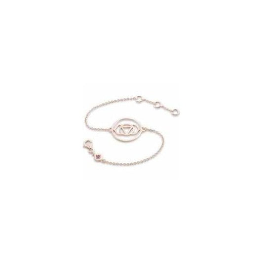 Rose Gold Plated Brow Chakra Chain Bracelet