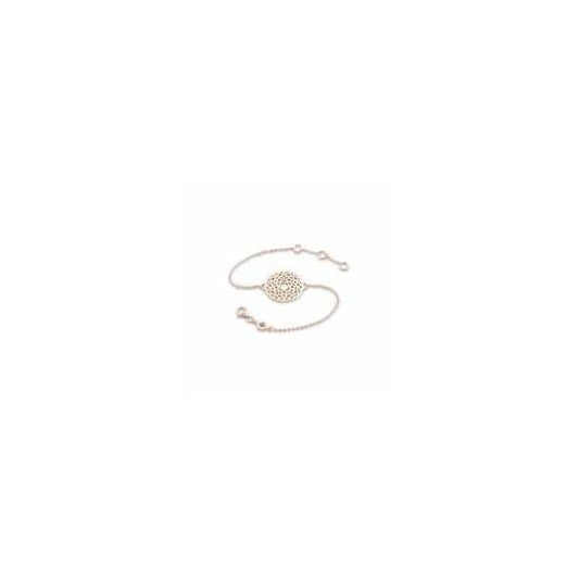 Rose Gold Plated Crown Chakra Bracelet