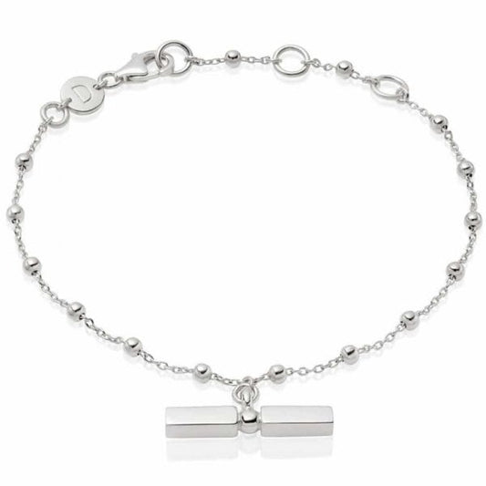 Stacked Sterling Silver T-Bar Bobble