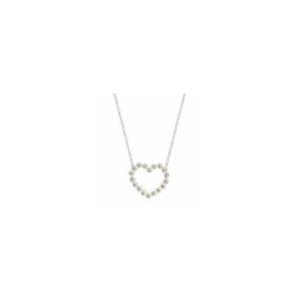Silver Lota Heart Necklace