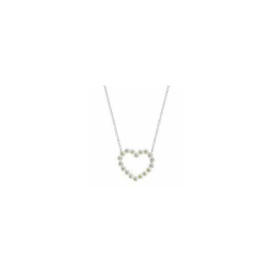 Silver Lota Heart Necklace