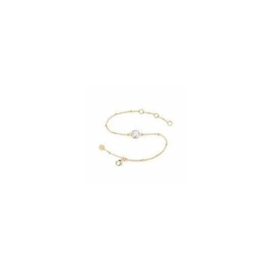 Howlite Gold Bracelet