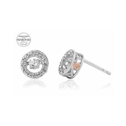 National Treasures Swarovski Topaz Stud Earrings