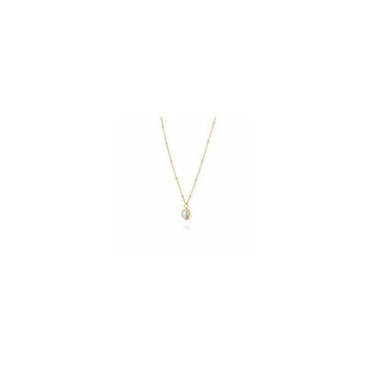 18ct GP Howlite Healing Necklace