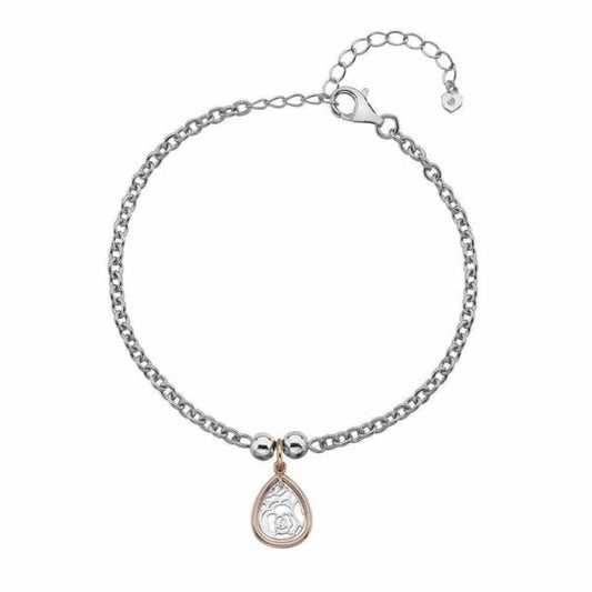 Faith Teardrop Bracelet - Rose
