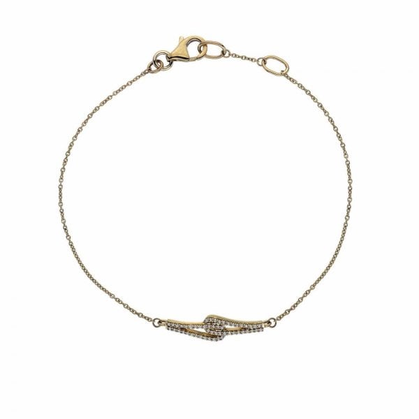 Flow Bracelet - 9ct Yellow Gold