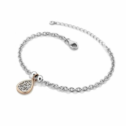 Faith Teardrop Bracelet - Rose