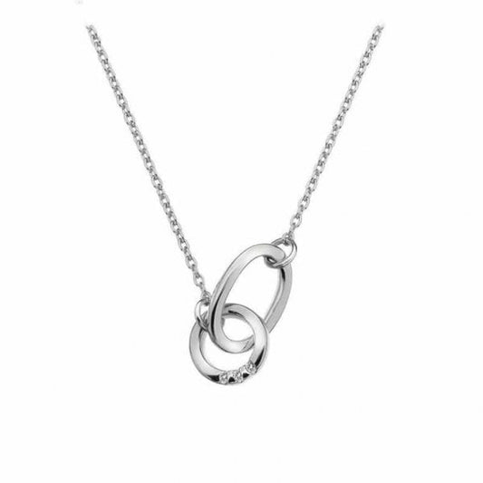 Halo Trio of Diamonds Necklace