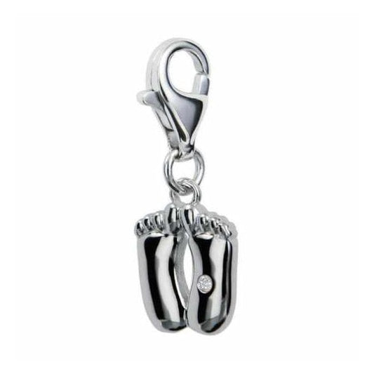 Pitter Patter Silver Charm