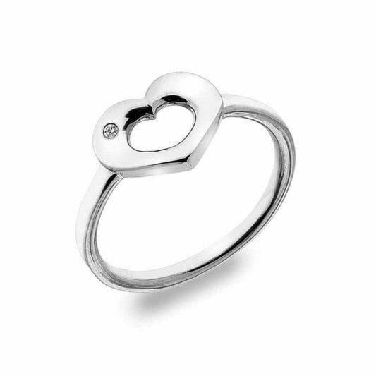 EX-DISPLAY Emerge Open Heart Ring size L