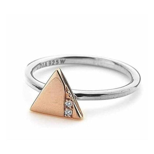 Silhouette Triangle Ring - size N