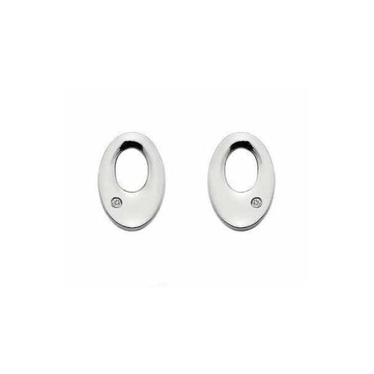 Emerge Open Oval Earrings