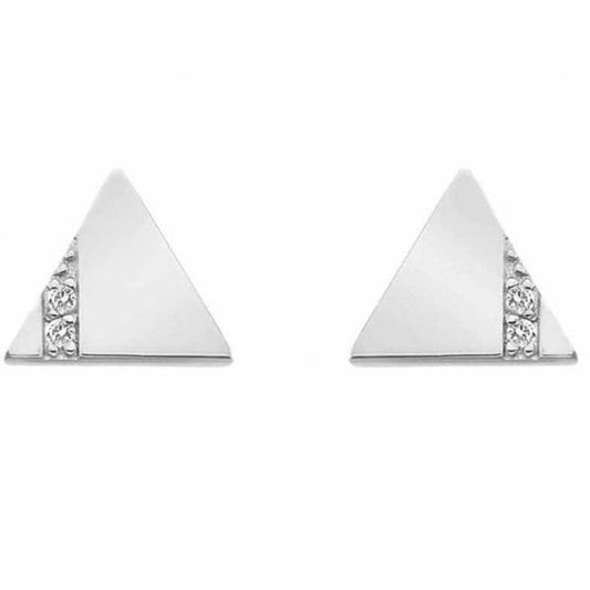 Silhouette Triangle Earrings