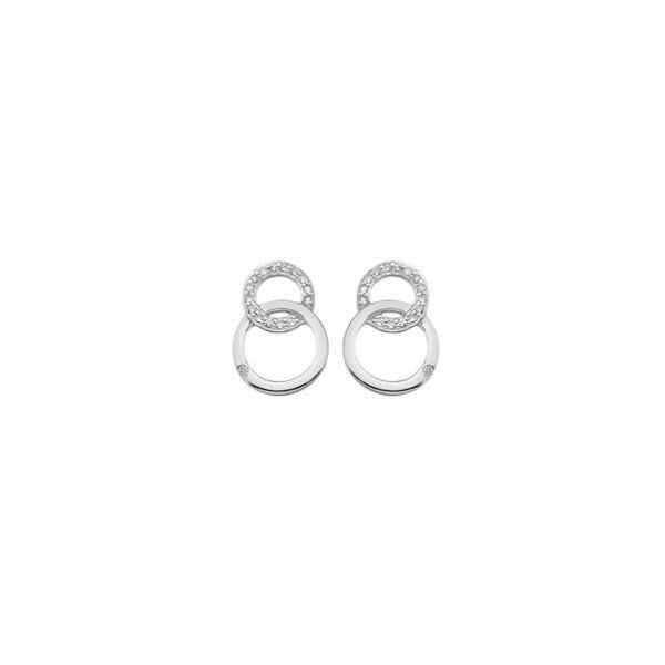 Bliss Interlocking Circle Earrings