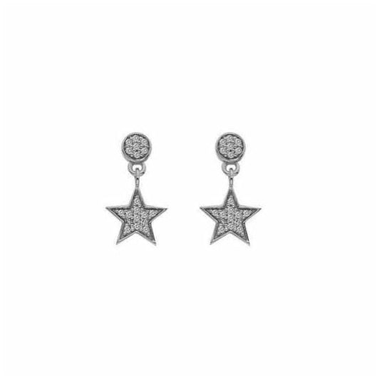 Glint Earrings - White Gold