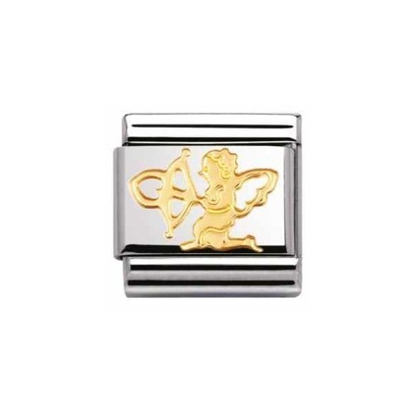 Gold Cupid Charm
