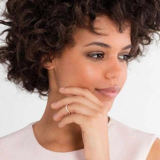 Rose Gold Plated Eternity Ring - Size 56