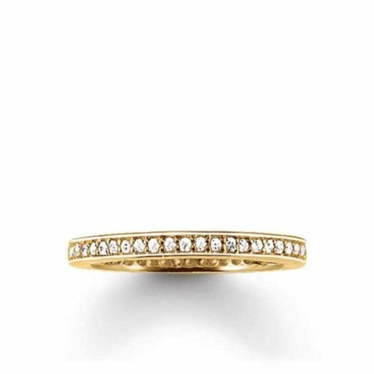 gold pave ring
