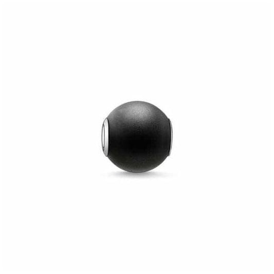 Bead "obsidian matt"