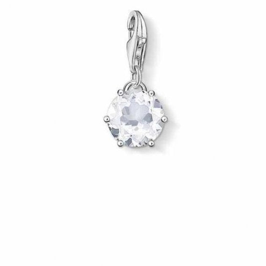Charm pendant birth stone April