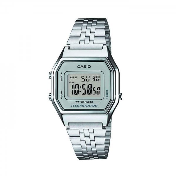 Stainless Steel Classic Digital Watch