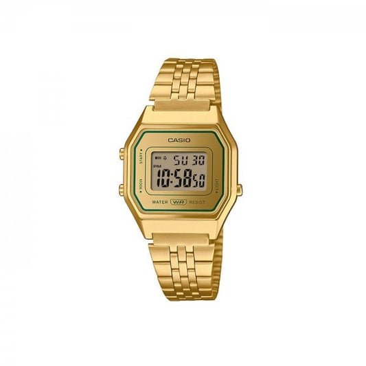 Gold Plated Digital Watch LA680WEGV-9AEF