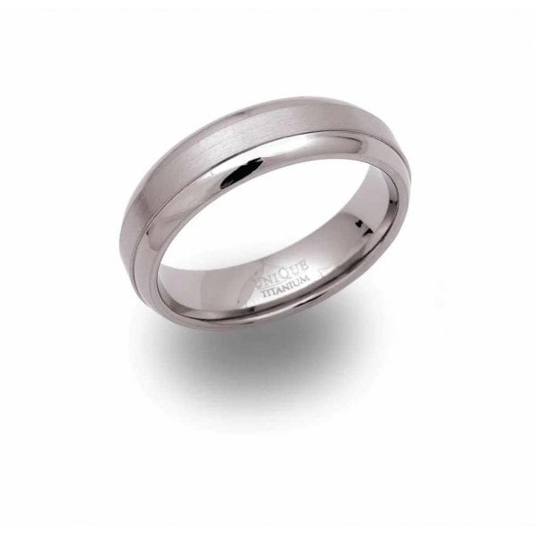 Gents Titanium Ring 6mm SIZE 64