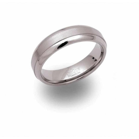 Gents Titanium Ring 6mm SIZE 64