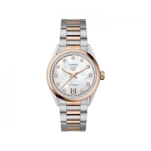 Carrera Date Automatic Diamond Dot Ladies Watch