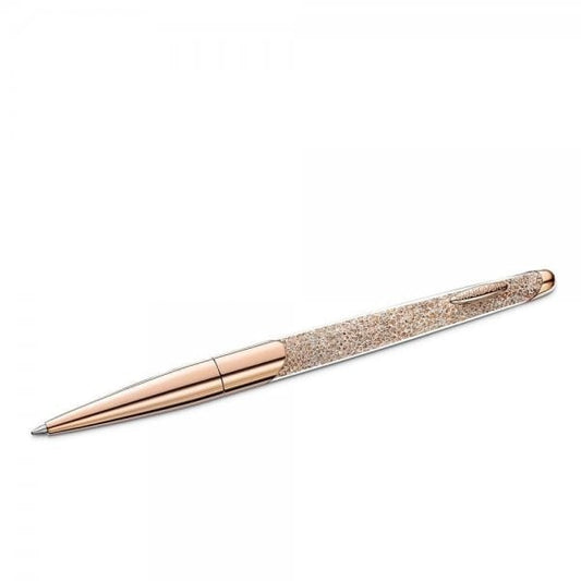 Crystalline ballpoint pen, Rose gold tone, Rose gold-tone plated