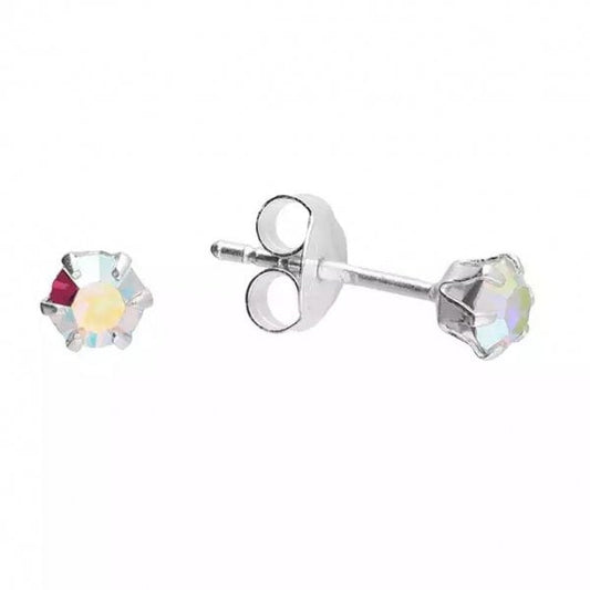 Sterling Silver Earrings - 4mm Studs