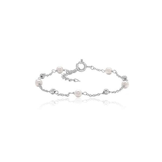 SILVER & CO PEARL BRACELET