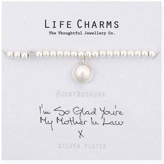 I'm So Glad You're My Mother-In-Law Bracelet