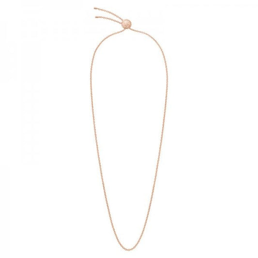 Calvin Klein Crystal Side Necklace Rose Gold