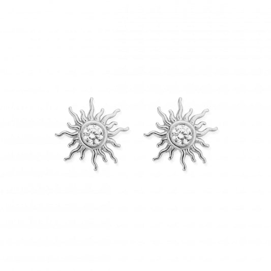 Sunrise Glow Stud Earrings
