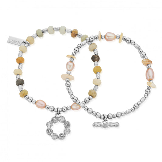 Peace & Balance Set of 2 Bracelet