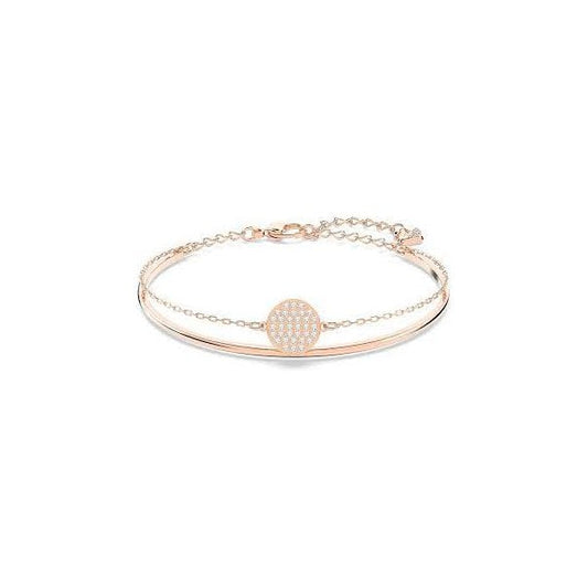Ginger Crystal Rose Gold-Tone Rhodium Plated Bracelet