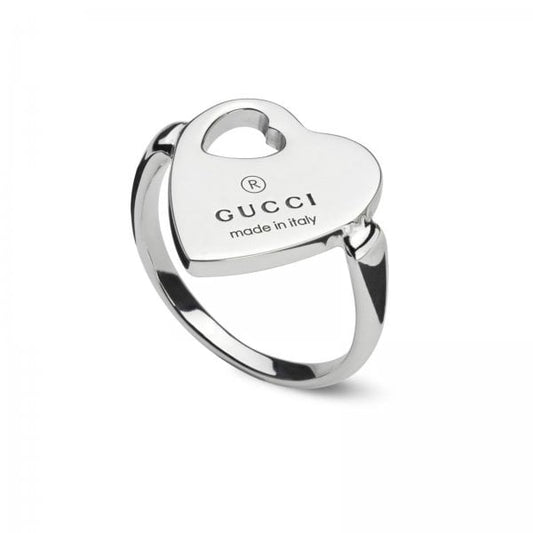 Trademark Sterling Silver Heart Motif Ring