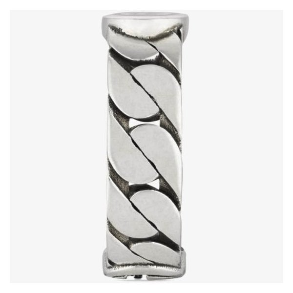 Interlocking G Ring Sterling Silver - Size 15