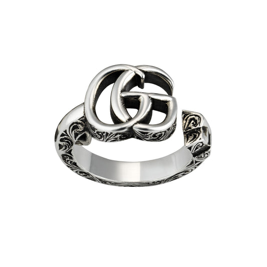 GG Marmont Sterling Silver Ring