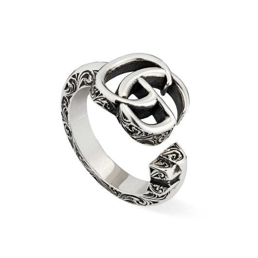 GG Marmont Sterling Silver Ring