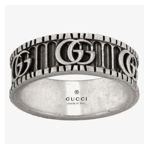 Sterling Silver GG Running Ring - 8mm
