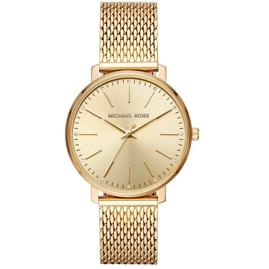 Pyper Three-Hand Gold-Tone Steel Ladies Watch