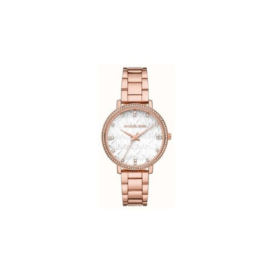 Pyper Three-Hand Rose Gold-Tone Alloy Ladies Watch