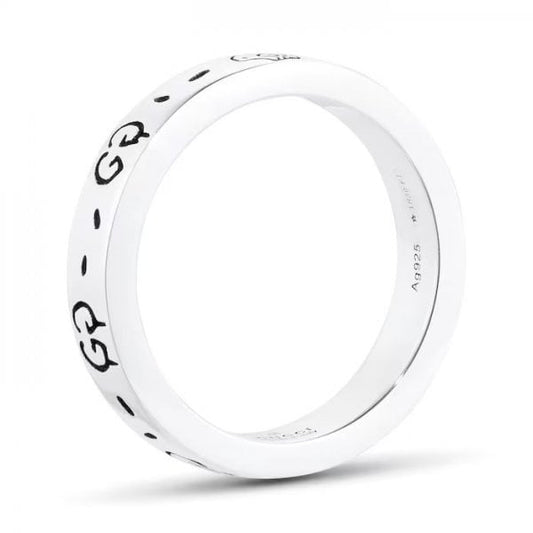 Silver Ghost 4mm Ring