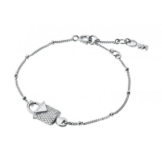 Sterling Silver Padlock Bracelet