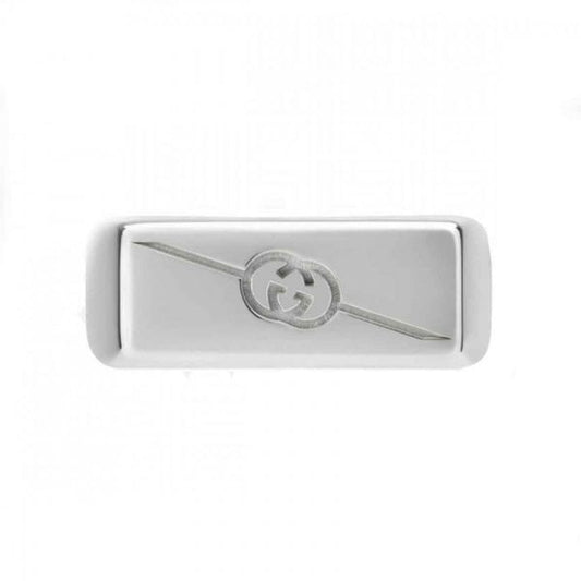 Tag Interlocking G Sterling Silver Ring 7.5mm