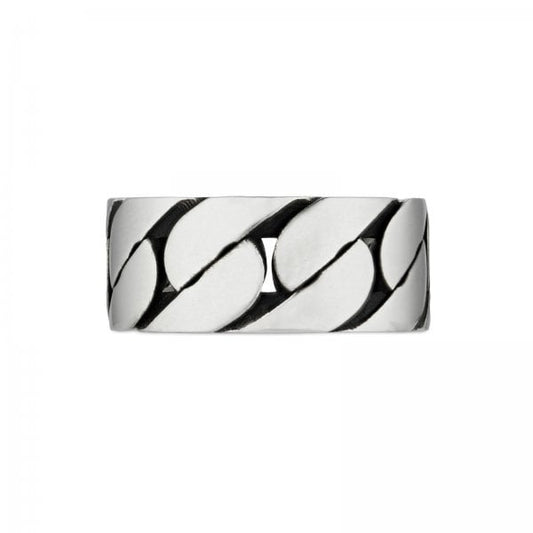 Gucci Interlocking G Sterling Silver 8mm Ring